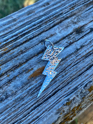 Open image in slideshow, Hammered Lightning Bolt
